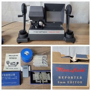 Mansfield Reporter 8mm Film Editor Vintage Film Splicer